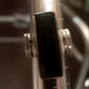 Sterling silver and Black Onyx Ring
